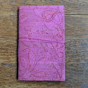 Pink Journal, silk like material cover